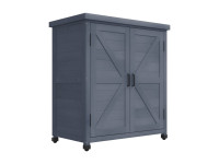 Geräteschrank "Jackson" dunkelgrau für Innen- und Außenbereich Geräteschrank "Jackson" dunkelgrau für Innen- und Außenbereich