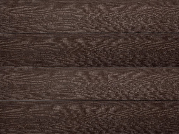 Terrassendiele WPC dunkelbraun Holzoptik geprägte Oberfläche