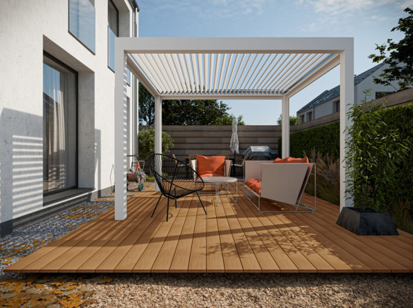 Terrassendiele WPC Holzoptik Teak