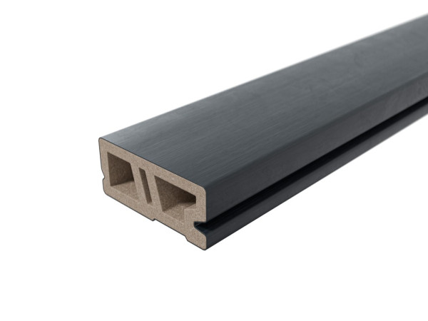 WPC-Fassade Rhombusleiste Anthrazit