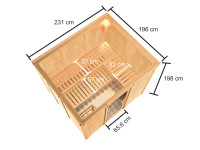 Vorschau: Elementsauna 68 mm Celine 6 Vorschau: Elementsauna 68 mm Celine 6