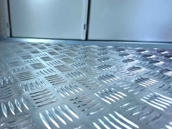 Boden für Gerätehäuser Gary Metall - Aluminium