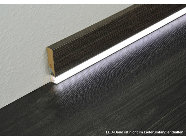LED-Aluprofil für Sockelleisten