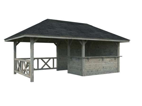 Pavillon Bianca 16,6 m² Set 110 grau