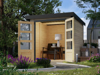 Vorschau: Hybrid-Gartenhaus Jupiter D wassergrau-anthrazit Vorschau: Hybrid-Gartenhaus Jupiter D wassergrau-anthrazit