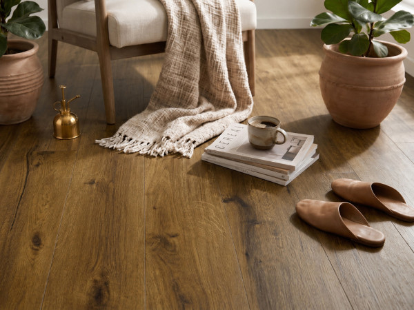 Vinylboden LVT Eiche Goldherbst Landhausdiele