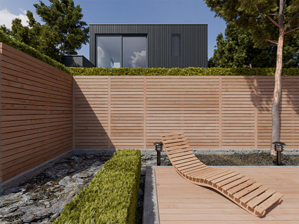 Rhombuszaun DIY-Bausatz Lärche