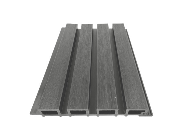 WPC 4-fach Rhombusprofil Silver Grey co-extrudiert