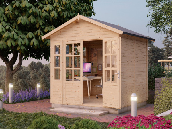 Gartenhaus Teahouse Scarlett 19 mm natur