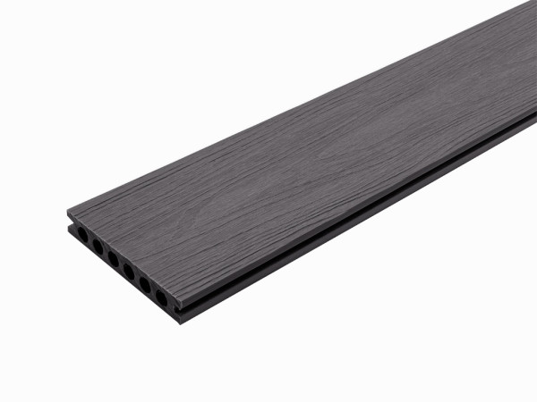 Terrassendiele WPC grau Holzoptik geprägte Oberfläche