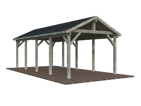 Carport Robert 23,1 m² grau