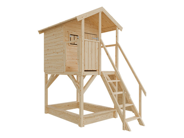 Stelzenhaus Nele naturbelassen