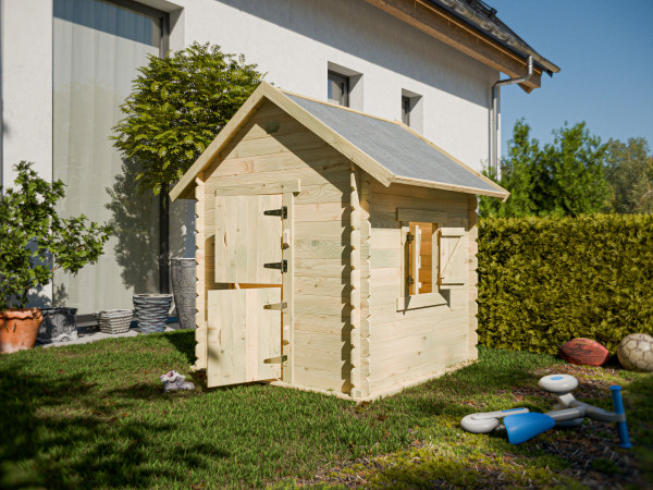 Spielhaus Lois Blockbohlen KDI