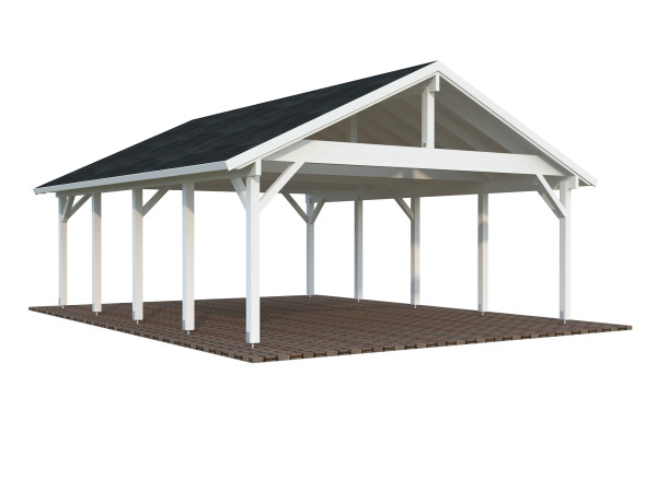 Carport Robert 40,6 m² weiß