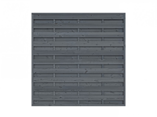 Sichtschutzzaun Kiefer Bretagne Grau