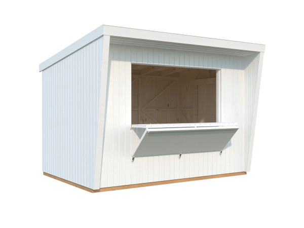 Marktstand Kira 7,7 m² weiß