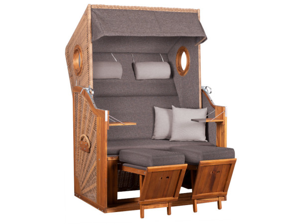 Strandkorb TREND 45 walnut, Design 753
