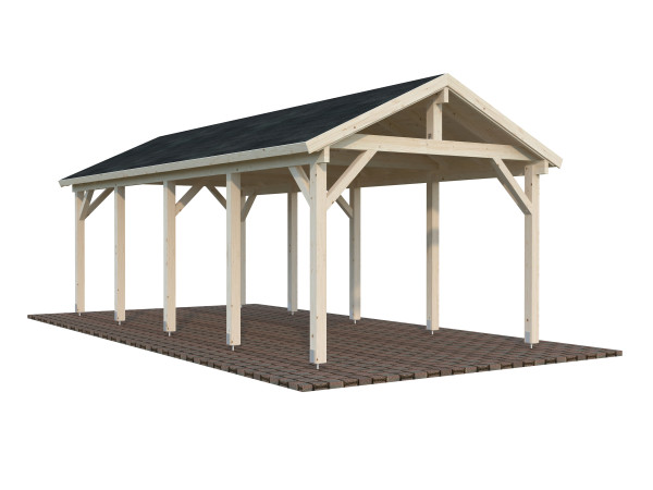 Carport Robert 23,1 m² transparent