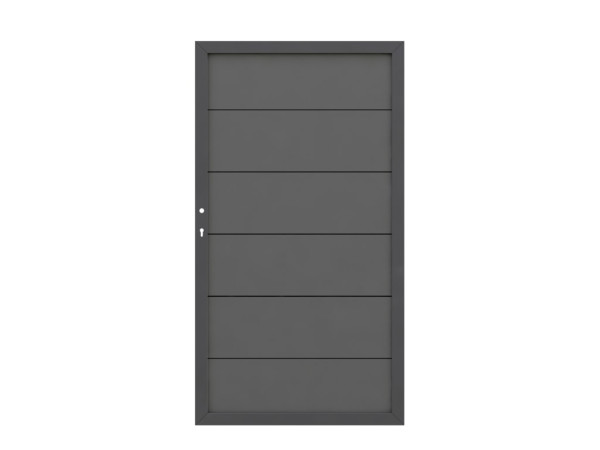 Tor DESIGN WPC anthrazit, Anthr.-Rahmen