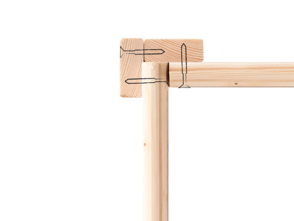 Stelzenhaus Fidel SET naturbelassen