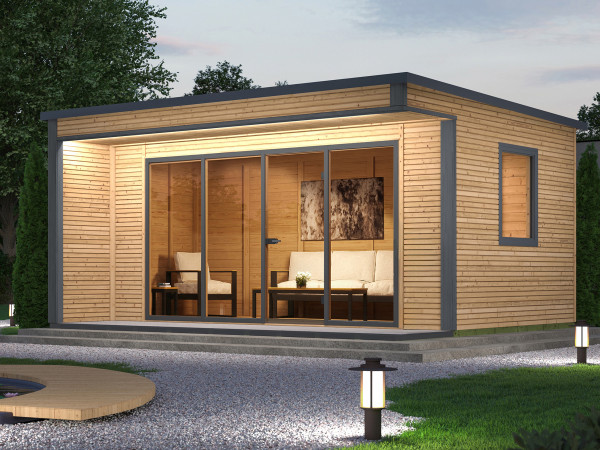 Gartenhaus Cubilis 4.0 45mm Naturbelassen
