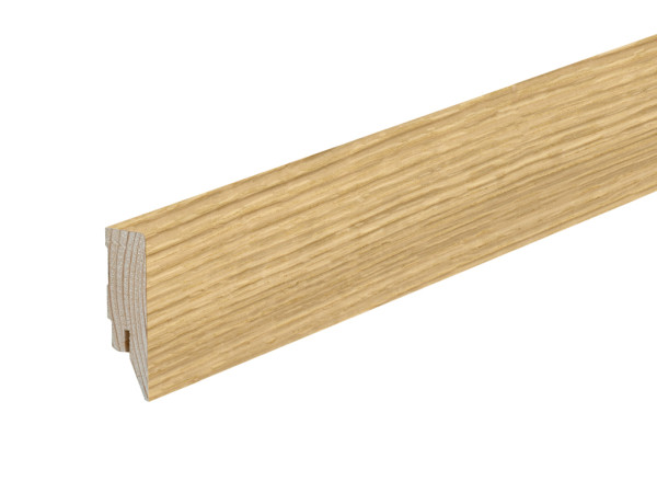Sockelleiste Eiche Topline furniert lackiert Massivholzkern