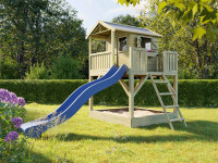 Abb. zeigt Stelzenhaus inkl. Haltegriffe (optional) Abb. zeigt Stelzenhaus inkl. Haltegriffe (optional)