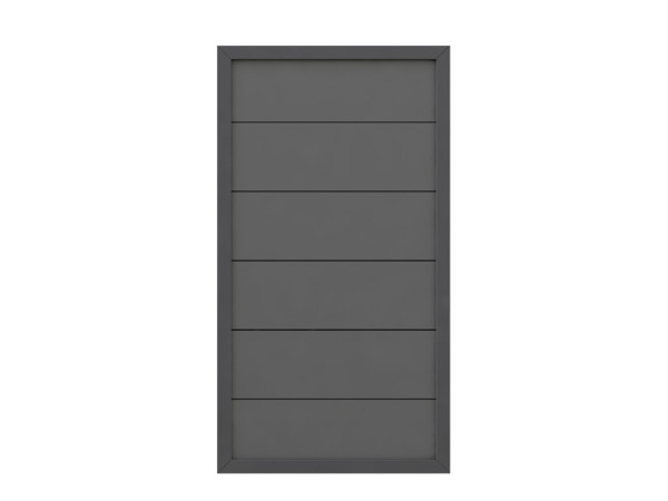Sichtschutzzaun DESIGN WPC anthrazit