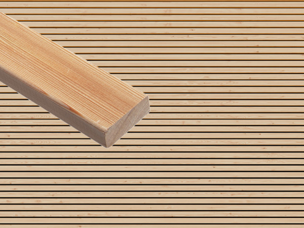 Fassadenverkleidung Rhombusleiste Sibirische Lärche