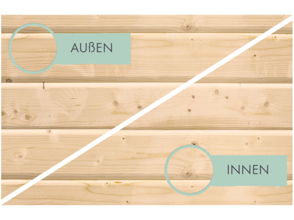 Stelzenhaus Fidel SET naturbelassen