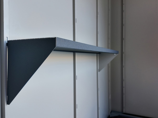 Regal für Gerätehäuser Gary Metall - Aluminium