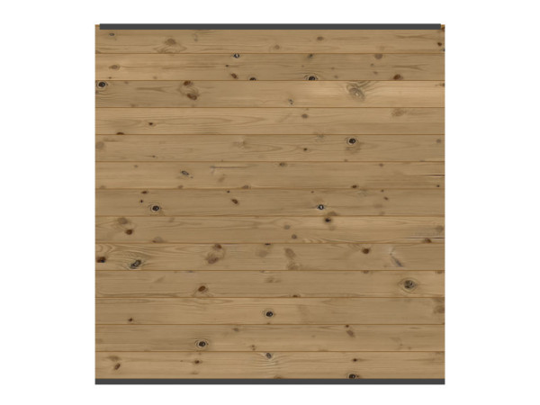 SYSTEM Thermo-Holz Massiv Zaun-Anschluss-Set