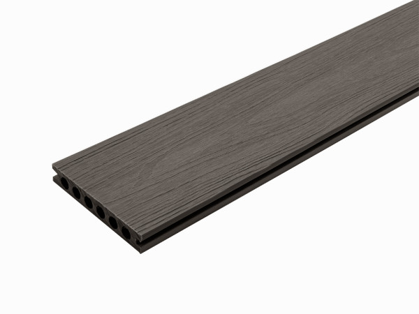 Terrassendiele WPC grau Holzoptik geprägte Oberfläche