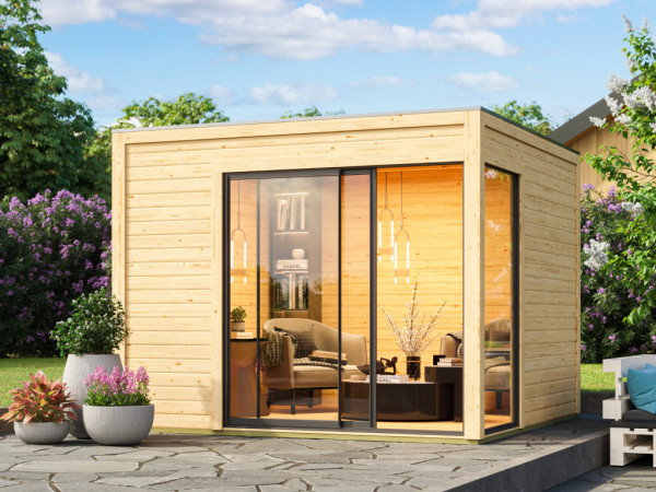 Gartenhaus Dice 1 38 mm naturbelassen