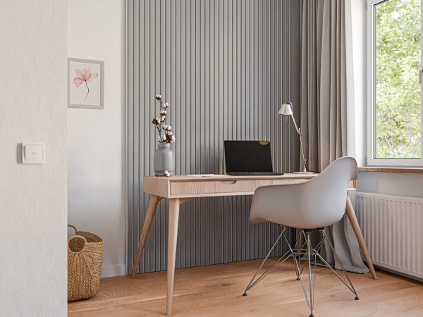Akustikpaneele Wandverkleidung Trend Beige Grau