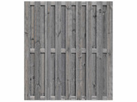 PINUS Sichtschutzzaun DIY-Bausatz grau PINUS Sichtschutzzaun DIY-Bausatz grau