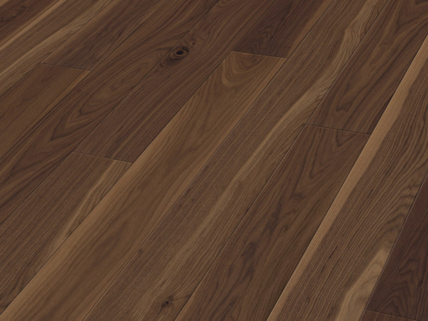 Parkett PD 400 Nussbaum amerikanisch lebhaft 9009 Landhausdiele Gebürstet