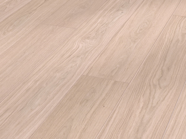 Parkett PD 450 Eiche harmonisch cremeweiß 9005 Landhausdiele Gebürstet