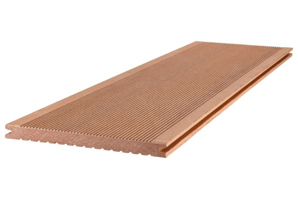 Terrassendiele WPC Barfußdiele CLASSIC Jumbo naturbraun