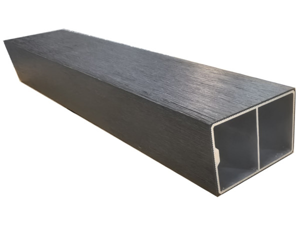 Sonnenbrecher WPC Beschattungsprofil Co extrudiert Charcoal