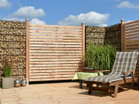 Sichtschutzzaun Rhombus Europäische Lärche Rustikal Sichtschutzzaun Rhombus Europäische Lärche Rustikal