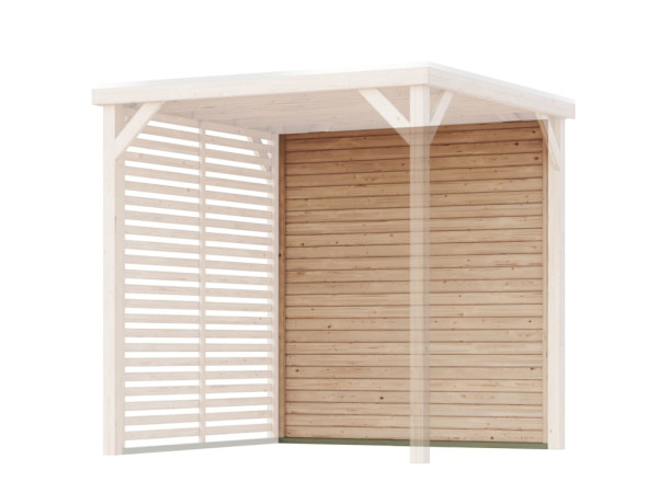 Seitenwand geschlossen für Pavillon Cubeco