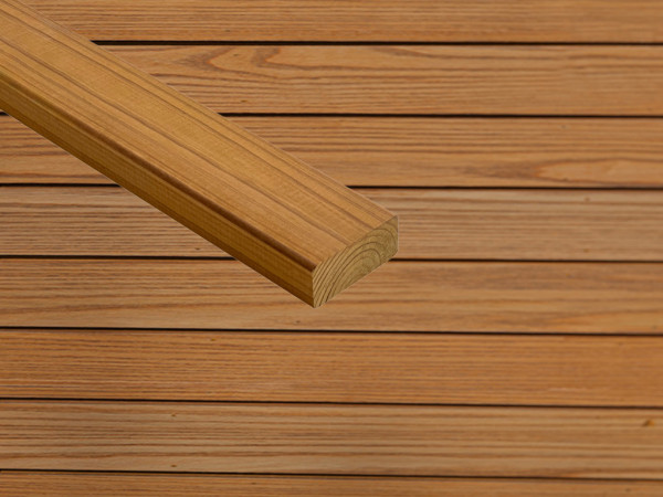 Fassadenverkleidung Rhombusleiste Thermokiefer