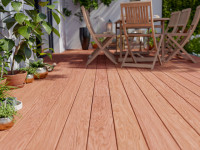 Vorschau: Terrassendiele Jatoba - Brasilianische Kirsche Vorschau: Terrassendiele Jatoba - Brasilianische Kirsche