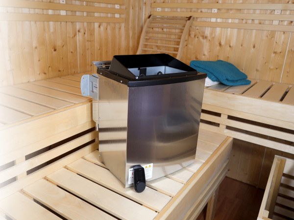 Bio-Kombiofen 11 kW SET inkl. Saunasteine und Steuergerät Wifi