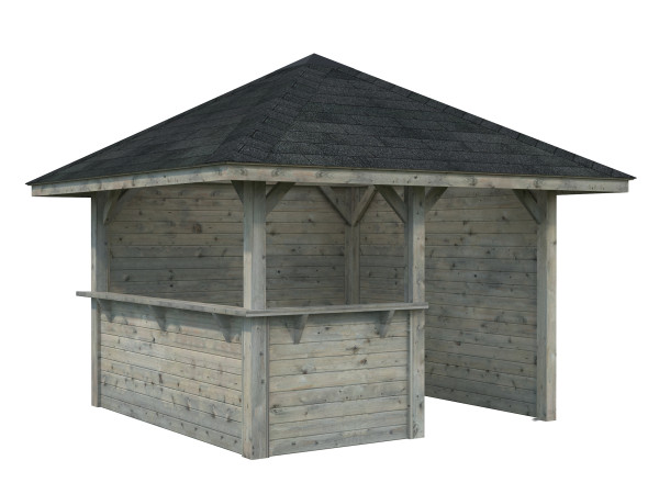 Marktstand Bianca 8,3 m² Set 103 grau