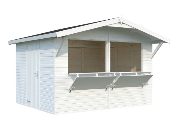 Marktstand Stella 8,2 m² weiß