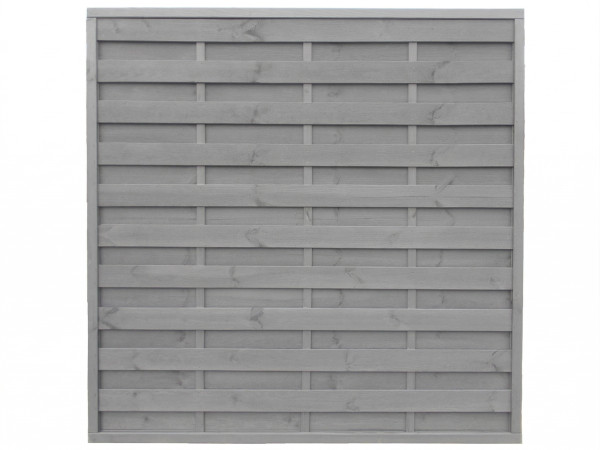 Sichtschutzzaun Kiefer Bretagne Grau