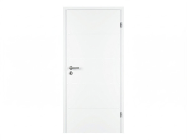 Zimmertür Royal 451 Weißlack RAL 9016, Mini-Radius