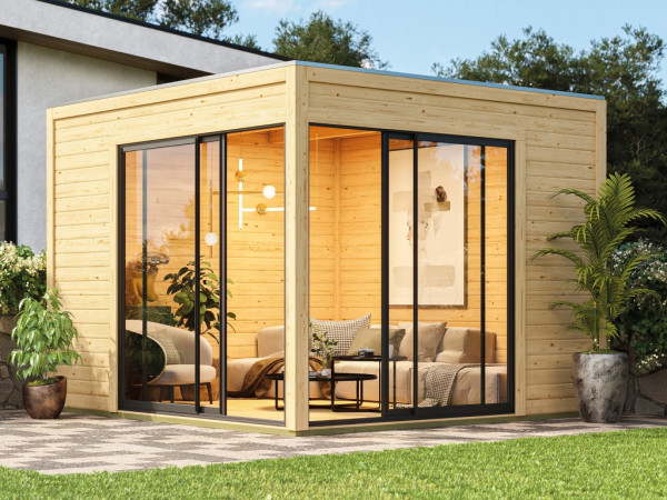 Gartenhaus Dice 3 38 mm naturbelassen